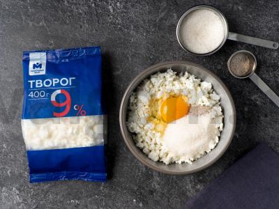 Varškėčių su varške Žingsnis 1