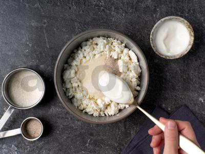 Varškėčių su varške Žingsnis 3