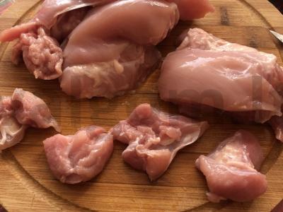 Nudegta su mėsa Žingsnis 2