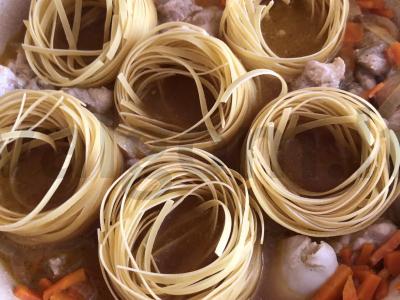 Nudegta su mėsa Žingsnis 6