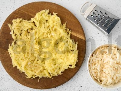 Žydų latkes Žingsnis 1