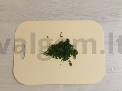 Kalakutų ritinėliai su sūriu Žingsnis 4