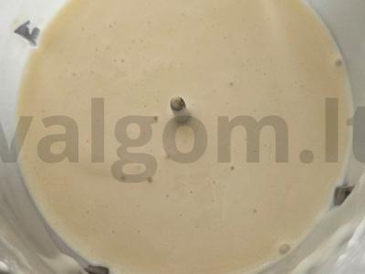 Oro mousse su braškių džemu Žingsnis 1