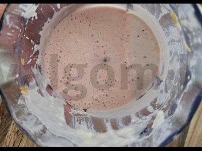 Oro mousse su braškių džemu Žingsnis 3