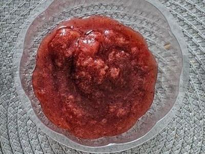 Oro mousse su braškių džemu Žingsnis 5