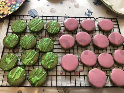 Žalios glazūros sausainiai Žingsnis 14