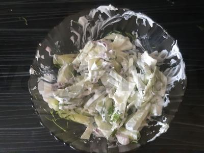 „Žaliasis“ salotas Žingsnis 3