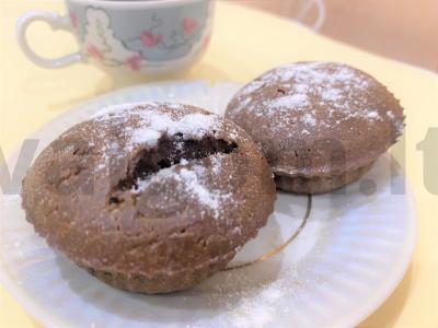 Skanūs keksiukai su kakava ir šokoladu pagrindine nuotrauka