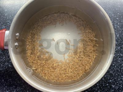 Salotos su spelta ir daržovėmis Žingsnis 1