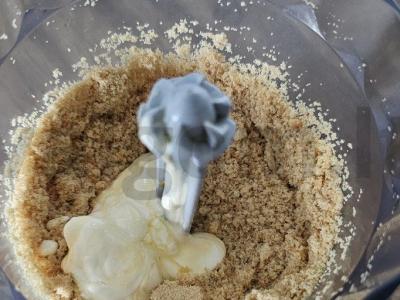 Nesaldintas sūrio pyragas su braškių džemu Žingsnis 3