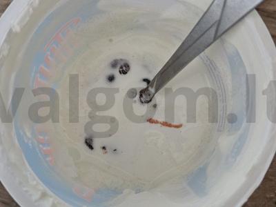 Nesaldintas sūrio pyragas su braškių džemu Žingsnis 5