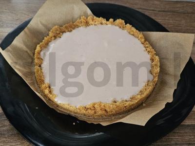 Nesaldintas sūrio pyragas su braškių džemu Žingsnis 9