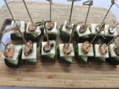 Kanarė su midijomis ir agurkais Žingsnis 8