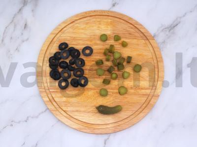 Kalifornijos salotas su tunu Žingsnis 3