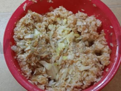 Marinuotų vynuogių lapų dolma Žingsnis 7