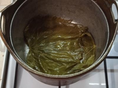 Marinuotų vynuogių lapų dolma Žingsnis 10