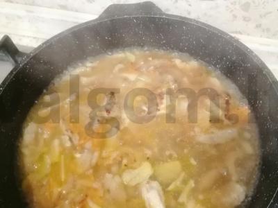 Grikių košė su mėsa, svogūnais ir morkomis Žingsnis 4