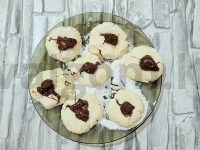 Nuostabūs varškėčiai su šokoladiniu įdaru Žingsnis 4