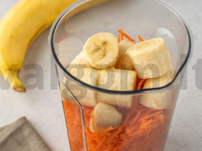 Rudens morkų smoothie Žingsnis 1