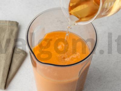 Rudens morkų smoothie Žingsnis 3