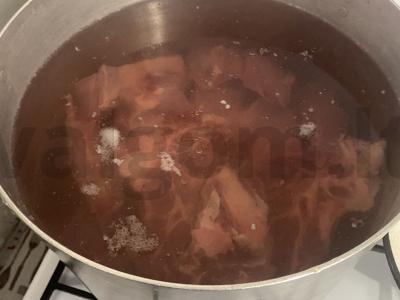 Hashlama su jautiena ir bulvėmis Žingsnis 2