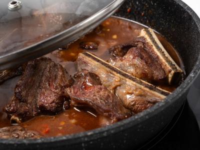 Aštrūs šonkauliai medaus padaže Žingsnis 8