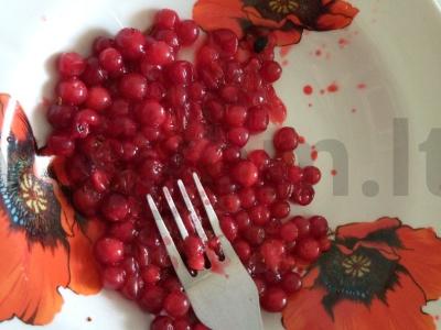 Vištienos šlaunelių filė spanguolių marinate Žingsnis 1