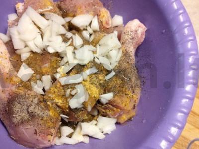 Vištiena orkaitėje su daržovėmis ir bulvėmis Žingsnis 3