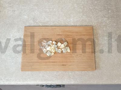 Pieninis kokteilis su zefyrais ir baltuoju šokoladu Žingsnis 1