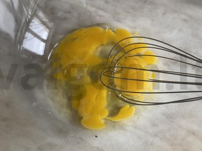 Baltymini blynai su kefyru Žingsnis 1