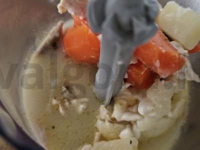 Sūrio sriuba su daržovėmis vištienos sultinyje Žingsnis 5