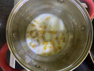 Kuskuso košė su moliūgu, bananais ir graikiniais riešutais Žingsnis 2