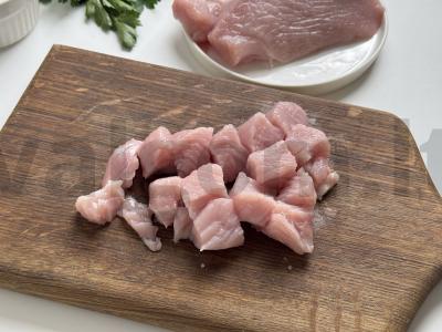 Kalakutų mėsos kukuliai su ryžiais ir brokoliais Žingsnis 1