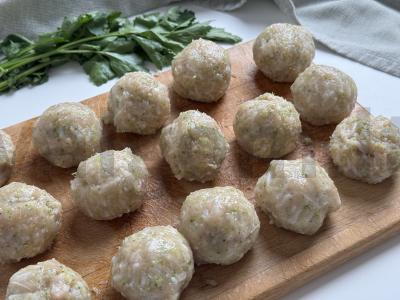 Kalakutų mėsos kukuliai su ryžiais ir brokoliais Žingsnis 4