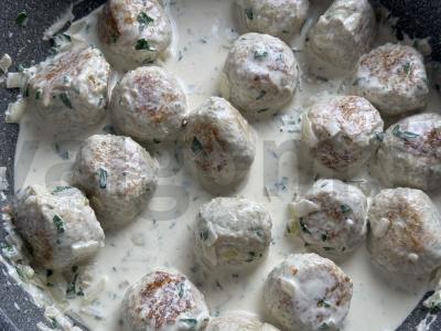 Kalakutų mėsos kukuliai su ryžiais ir brokoliais Žingsnis 7