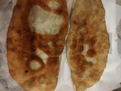 Namų čeburekai iš mielinės tešlos Žingsnis 6