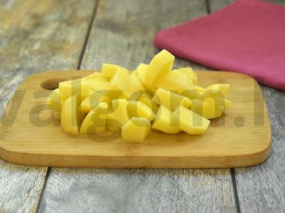 Šviežių kopūstų boršas su pomidorų pasta Žingsnis 1