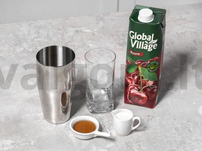 Kokteilis „Žiemos vyšnia“ Žingsnis 3