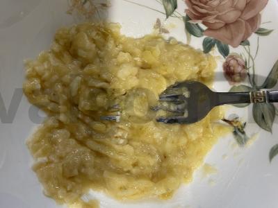 Švelnūs bananų blynai Žingsnis 1