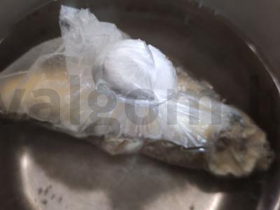 Omletas maišelyje su sūriu ir servelatu Žingsnis 3