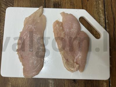 Kepta vištiena su ananasais kvapniame marinate Žingsnis 3