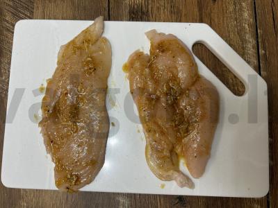 Kepta vištiena su ananasais kvapniame marinate Žingsnis 8