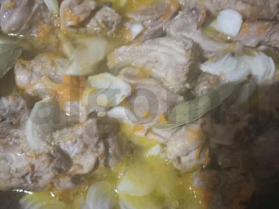 Troškintas triušis su daržovėmis Žingsnis 4