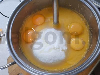 Moliūgų apkepas su razinomis ir cukatais Žingsnis 4