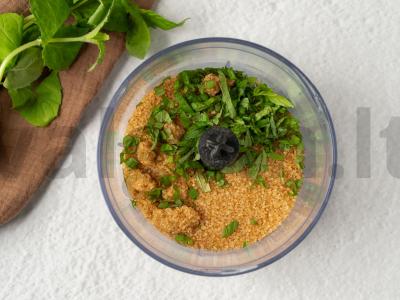 Šokoladiniai-mėtiniai sausainiai Žingsnis 4