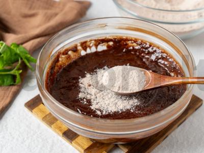 Šokoladiniai-mėtiniai sausainiai Žingsnis 7