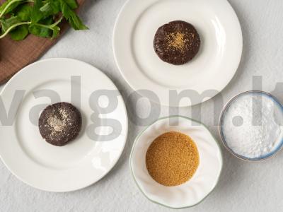 Šokoladiniai-mėtiniai sausainiai Žingsnis 8