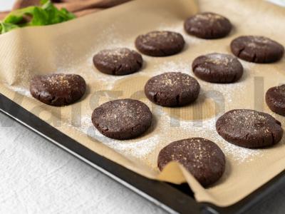 Šokoladiniai-mėtiniai sausainiai Žingsnis 9