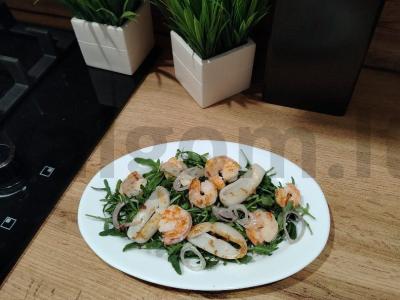 Jūros salotos su kalmarais ir krevetėmis Žingsnis 5