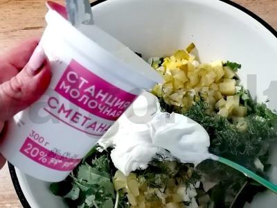 Salotas su rukola ir vištiena Žingsnis 6